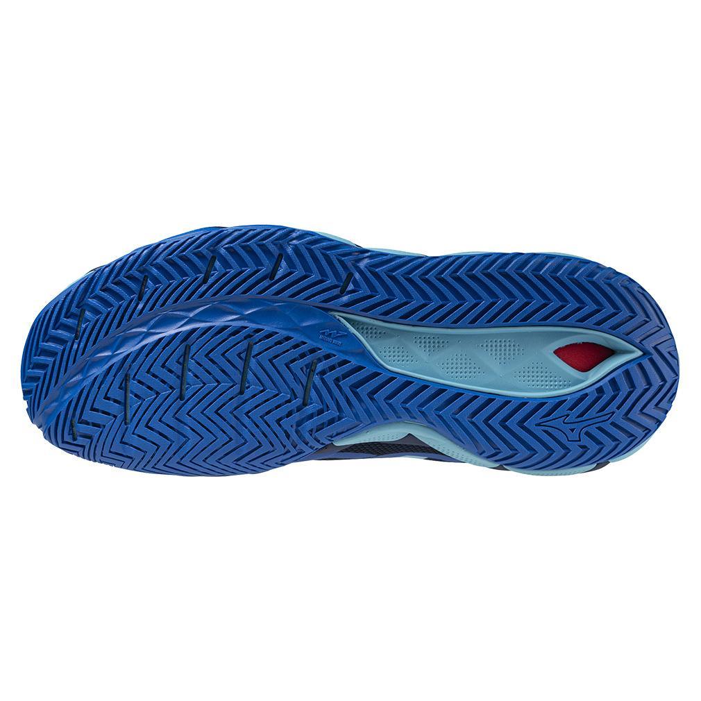 Men's Wave Enforce Tour AC Tennis Shoes - Mugen Blue & White | High-Performance Court Sneakers for Competitive Play & Casual Wear