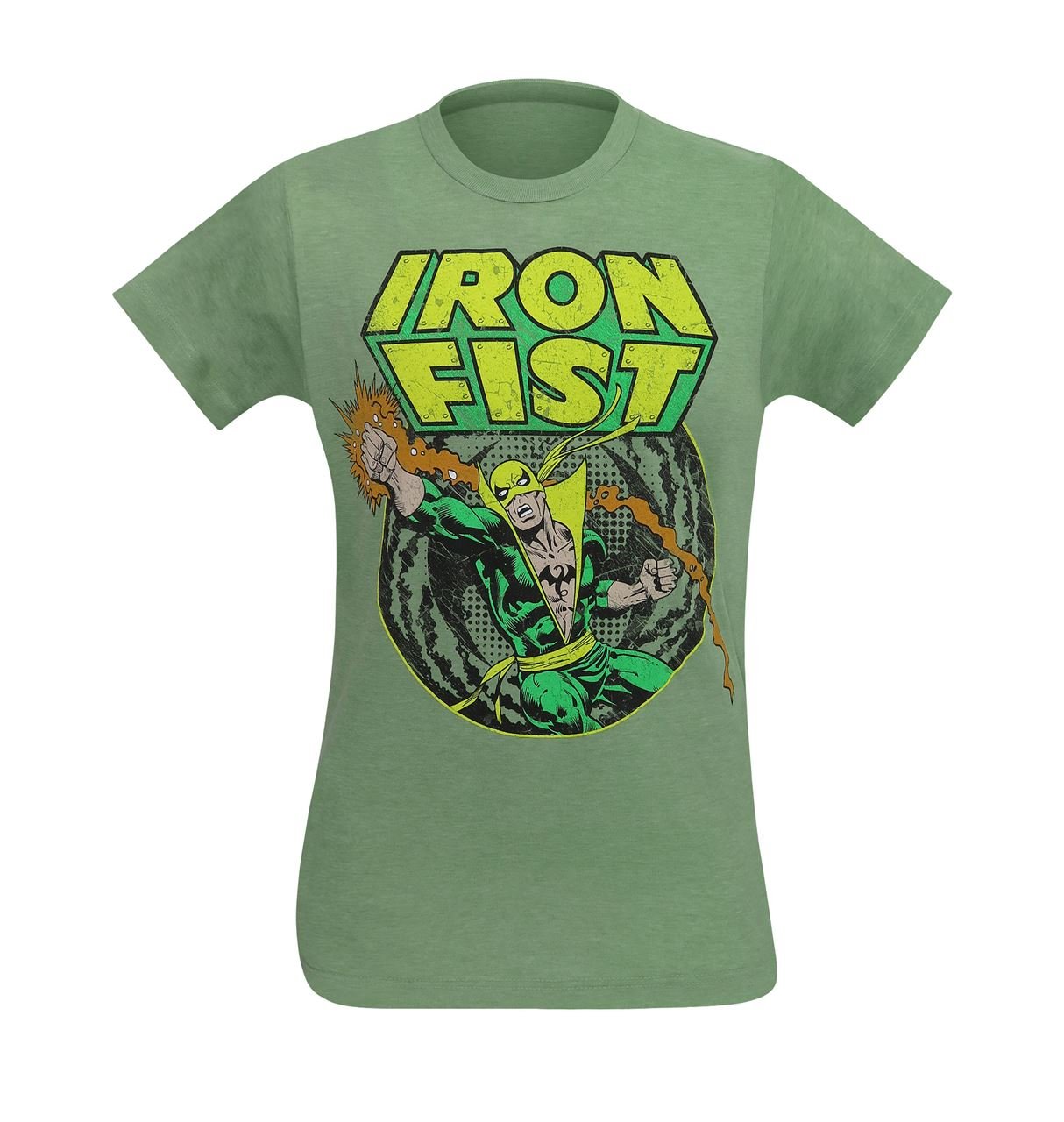 Iron Fist Power Punch Men's Graphic T-Shirt | Cool Superhero Tee for Casual Wear & Cosplay | Perfect for Comic Fans & Gifts