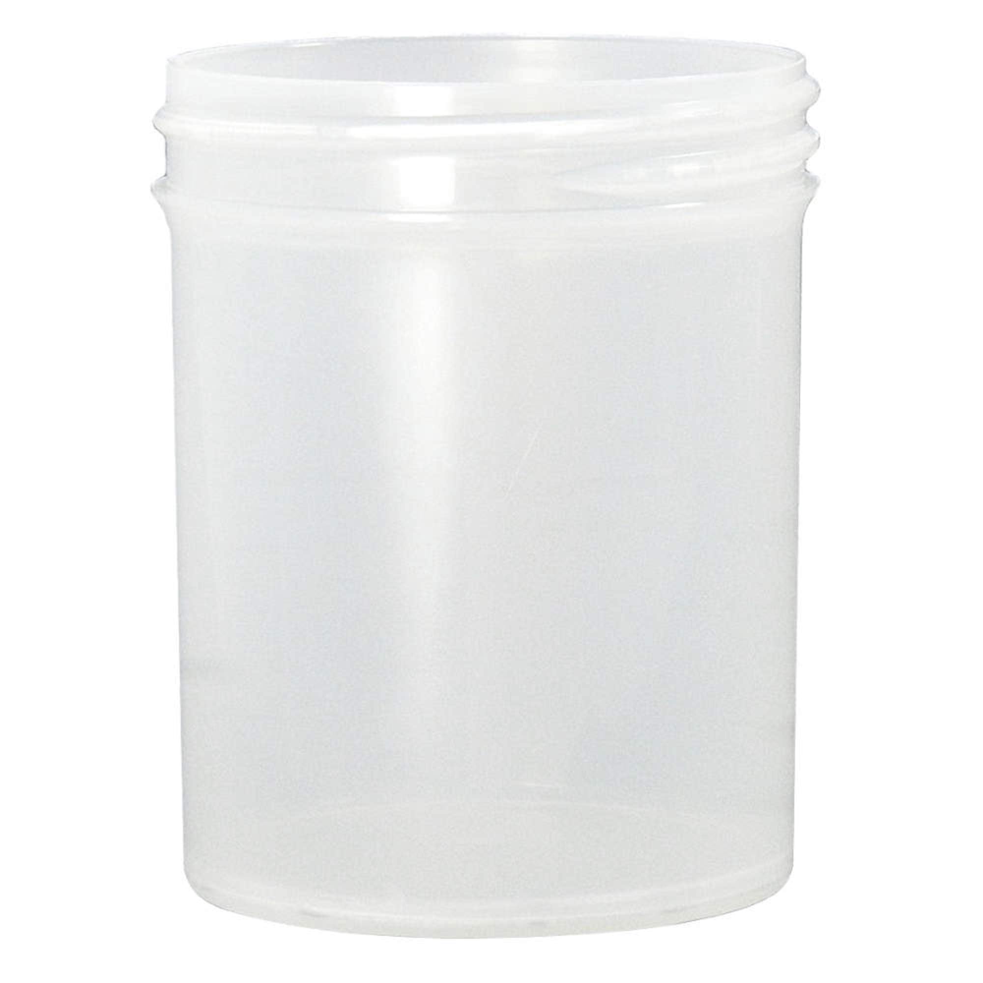 1 oz Natural Polypropylene Jar with 43-400 Neck Finish - Pack of 644 | Ideal for Cosmetics, Creams, Salves & DIY Beauty Products