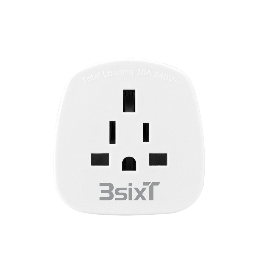 3sixT Universal Travel Adapter - Worldwide to Australia/New Zealand Power Converter for Phones, Laptops & Devices - Perfect for Business Trips & Vacations