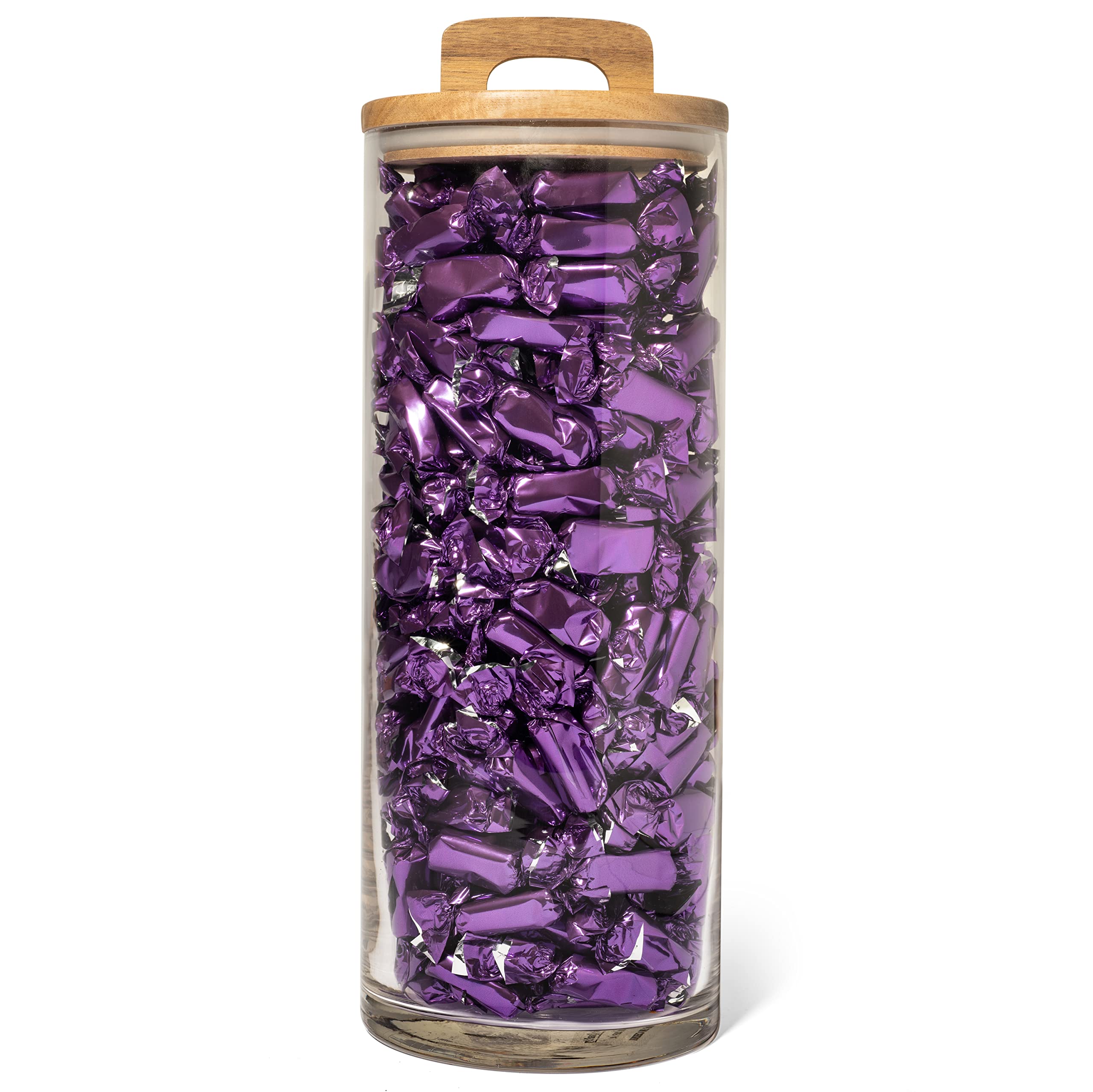 Premium Individually Wrapped Purple Toffee Milk Caramel Candies - 2 Pound Bag (Approx. 190 Pieces) - Perfect for Halloween Treats, Party Favors & Gift Baskets