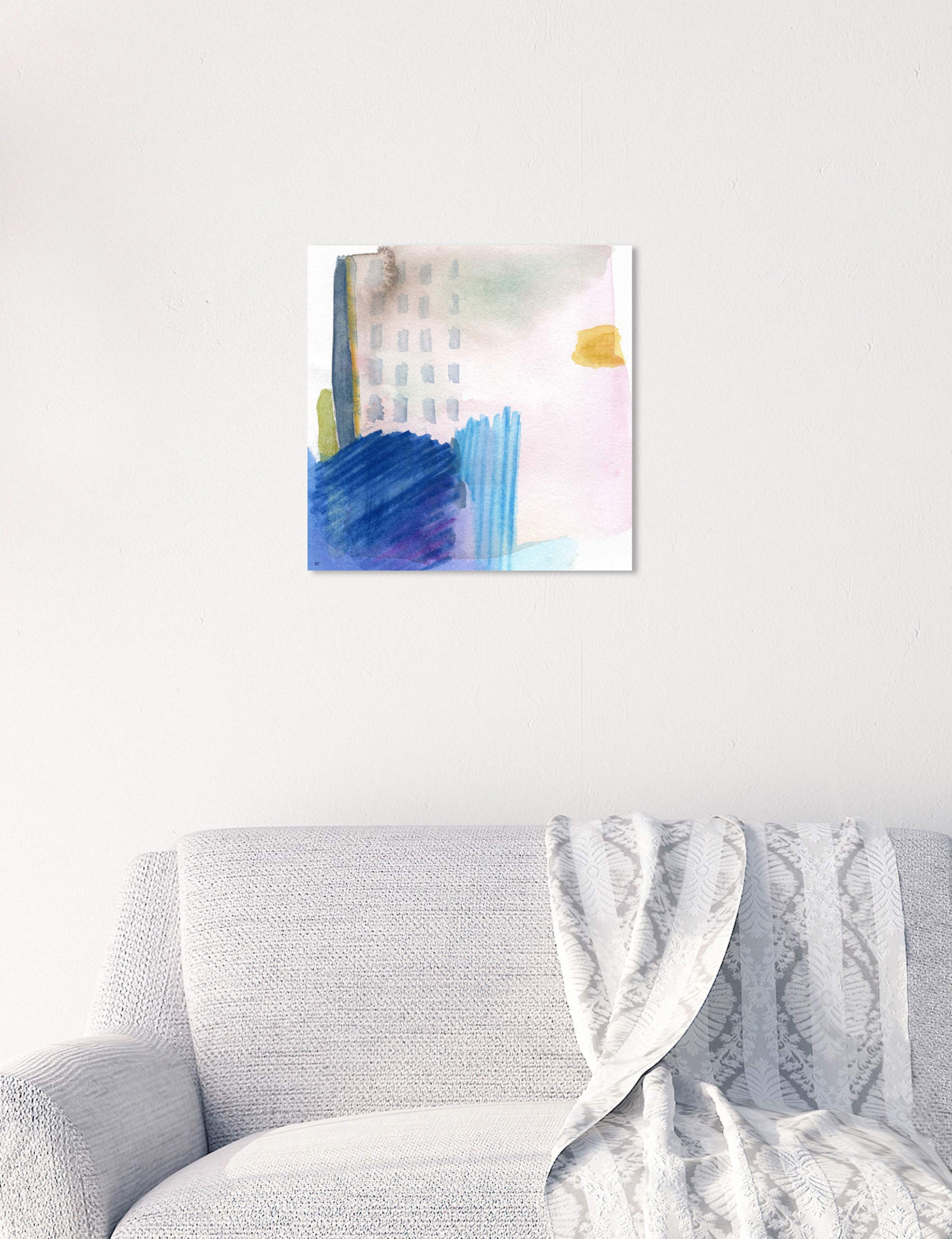 Abstract Moon Light Wall Art Canvas Print - 12