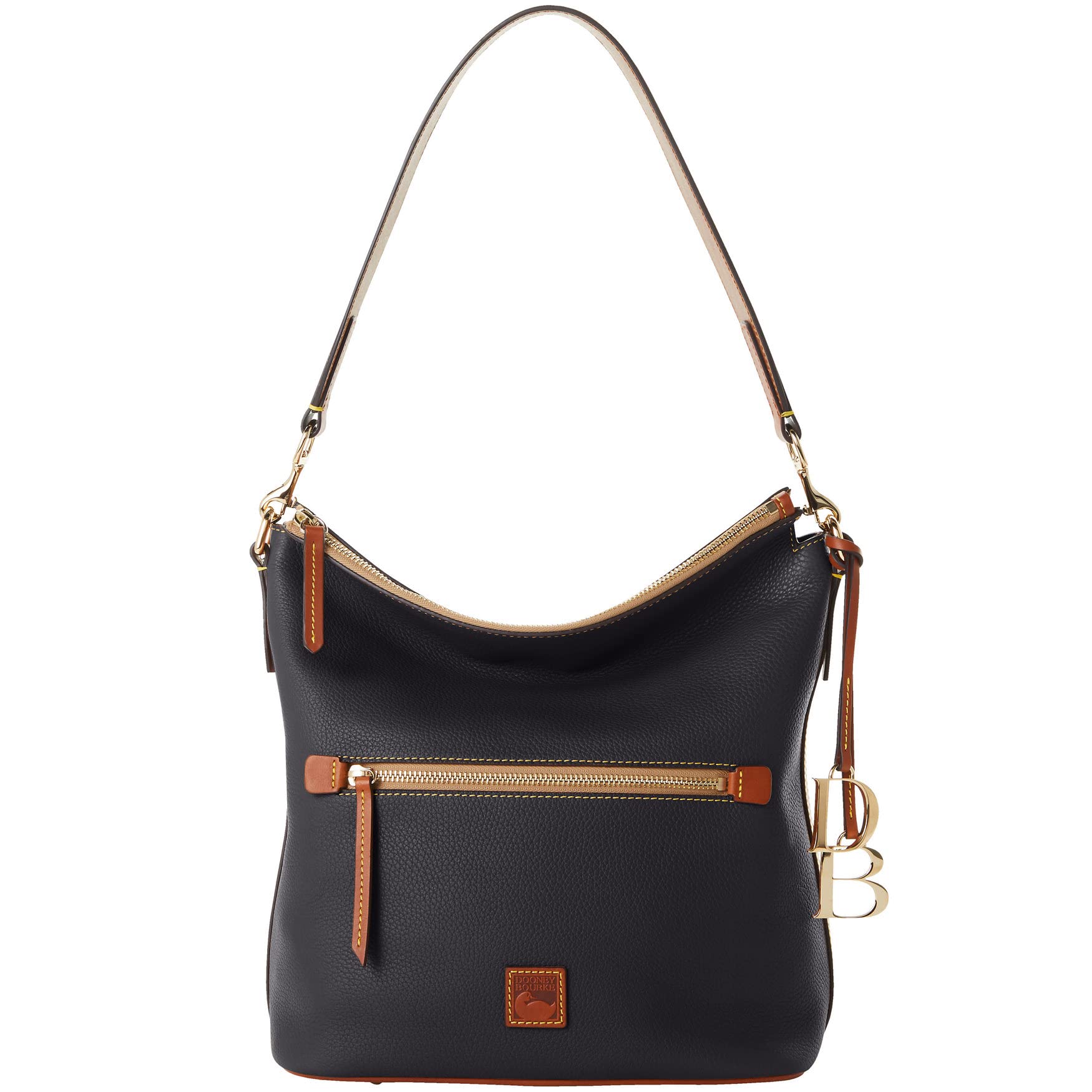 Dooney & Bourke Pebble Grain Large Shoulder Bag - Women's Leather Handbag for Work, Travel & Everyday Use