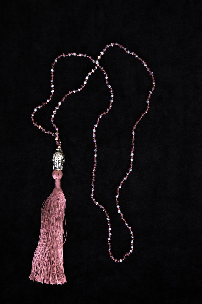 Buddha Necklace for Women - Elegant Plum Blossom Pendant, Spiritual Jewelry for Meditation, Yoga & Everyday Wear