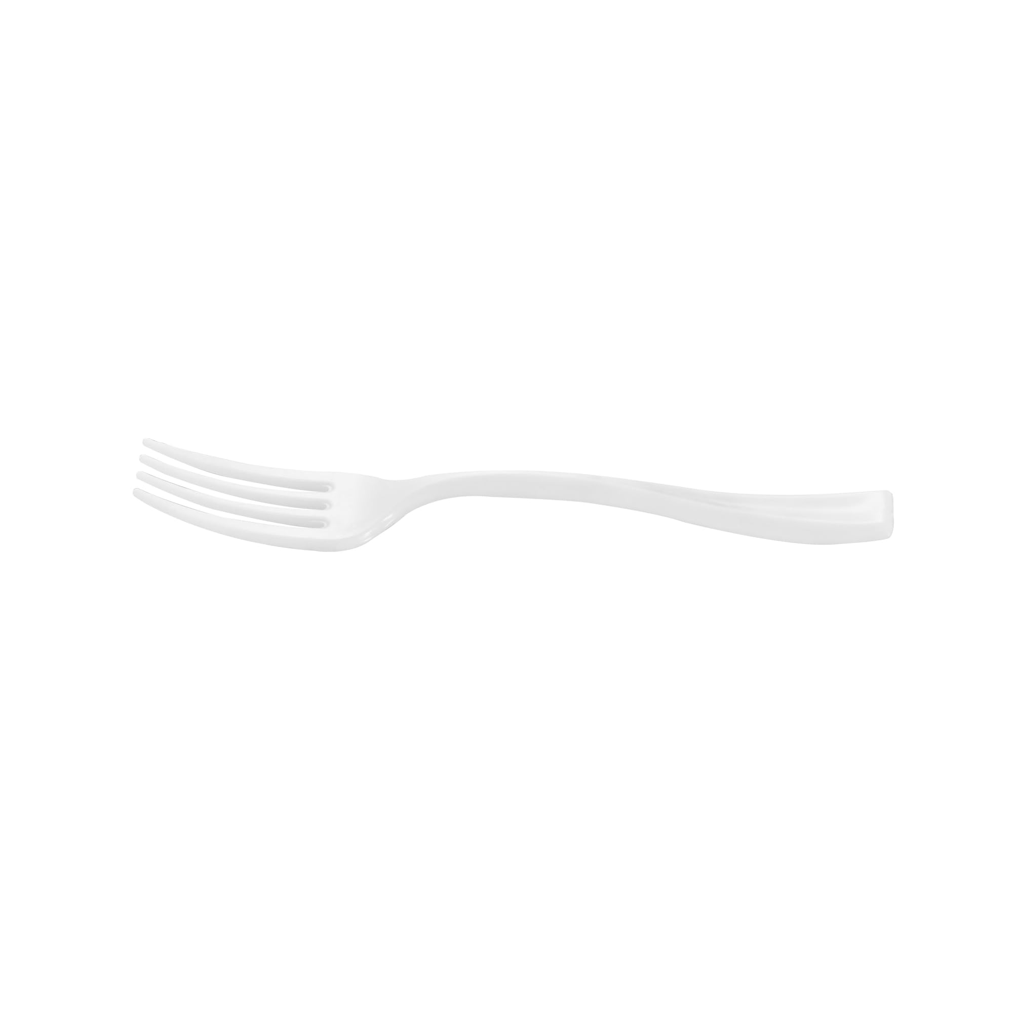 500-Pack 4 Inch Disposable Mini Forks - Heavy-Duty White Plastic Appetizer Forks for Hors D'oeuvres, Desserts, Samples | Perfect for Parties, Weddings, Catering & Events