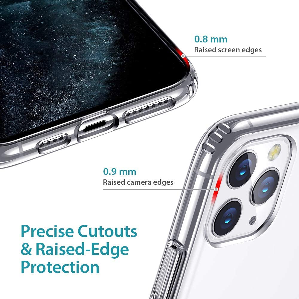 Vintage Blue Aesthetic Collage iPhone 11 Case - Clear Shockproof Protective Cover with Beach Sunset Summer Surfing Design for Women & Girls | Perfect for Vacation, Travel & Everyday Use
