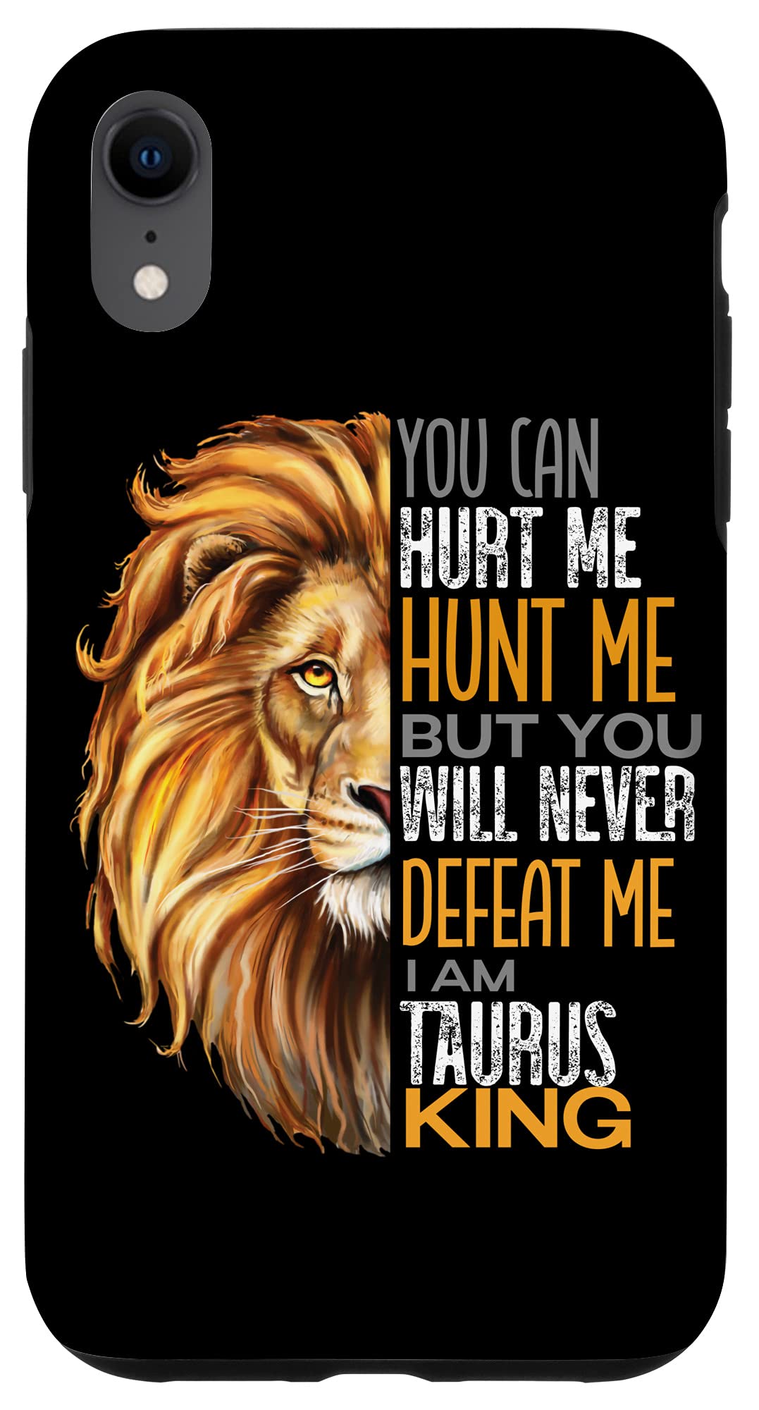 iPhone XR Case for Men - Durable Taurus & Zodiac Lion Design - Perfect Gift for Dads & Zodiac Enthusiasts - Ideal for Daily Protection & Style Statement