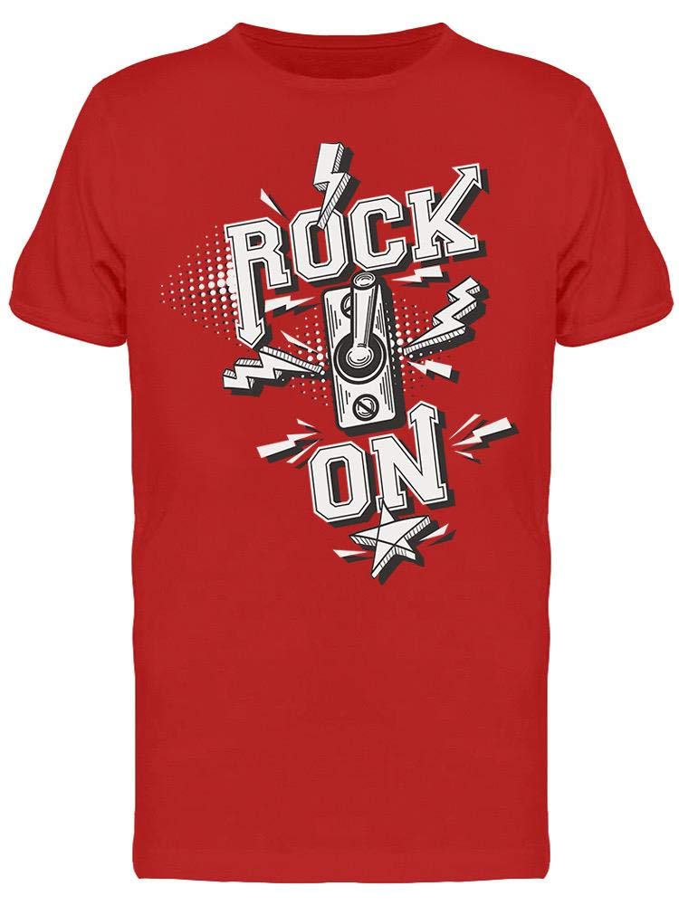 Rock On Graphic T-Shirt for Men | Cool Vintage Band Tee | Casual Wear & Concert Outfit