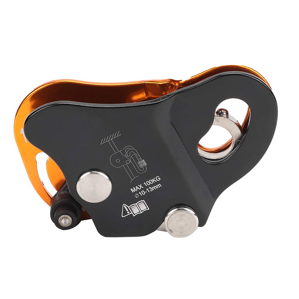 Outdoor Climbing Carabiner Rope - High Strength Aluminum Alloy Self-Locking Safety Gear for Rock Climbing, Mountaineering & Adventure Sports | Durable Fall Protection Equipment for Outdoor Enthusiasts