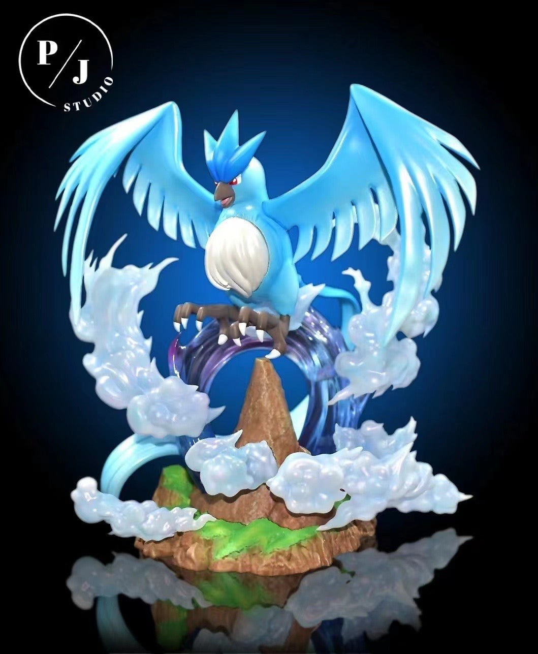 PJ Studio Articuno Plush Toy - Soft & Cute Pokemon Collectible for Fans, Kids Room Decor, Gift for Pokemon Lovers - Perfect for Bedroom Decor, Birthday Gifts & Anime Collections