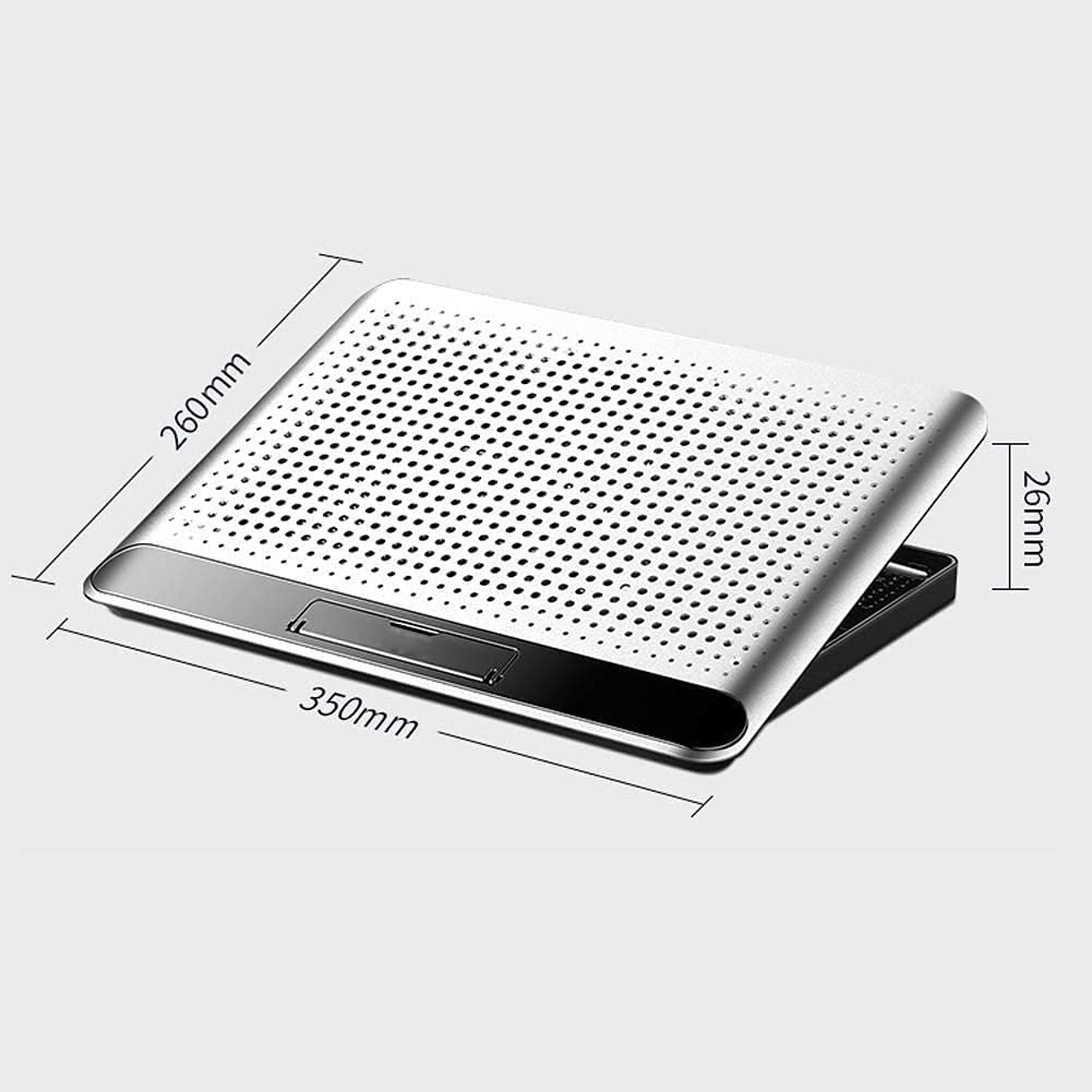 6-Speed Adjustable Laptop Cooling Pad with Dual USB Ports - Ergonomic Gaming Laptop Stand for 12-17.3 Inch Notebooks - Perfect for Gaming, Office Work & Home Use