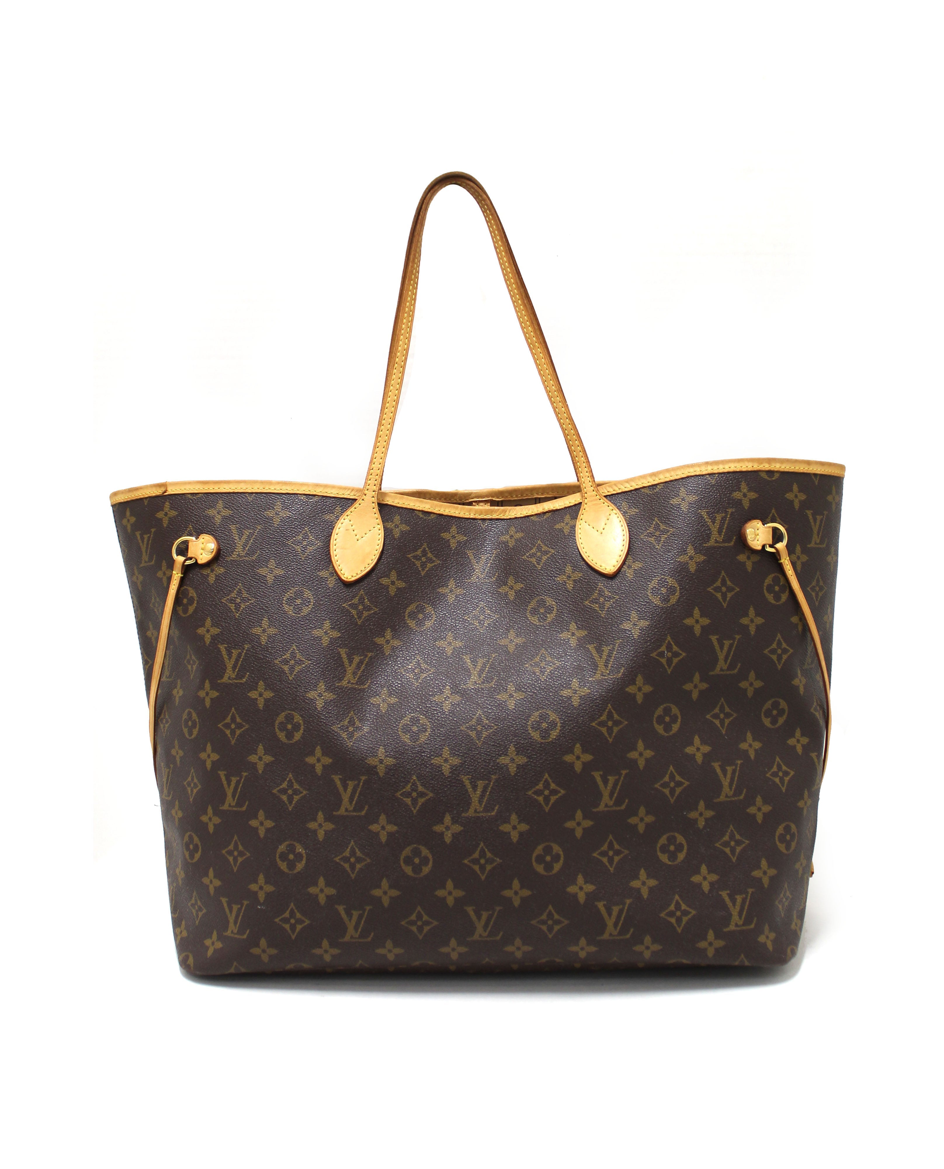 Authentic Louis Vuitton Neverfull GM Tote Bag - Large Monogram Canvas Shoulder Bag for Women, Perfect for Work, Travel & Everyday Use
