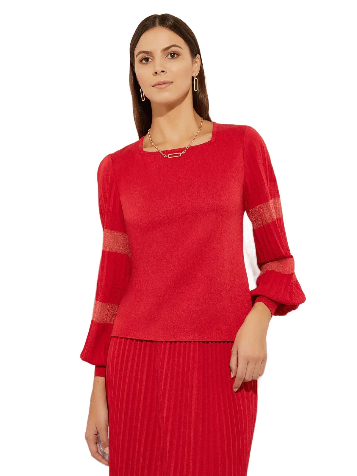 MISOOK Women's Sleeve Knit Tunic Top - Lightweight Unlined Pullover Sweater for Casual Wear, Machine or Hand Wash - Perfect for Office, Travel & Everyday Outfits