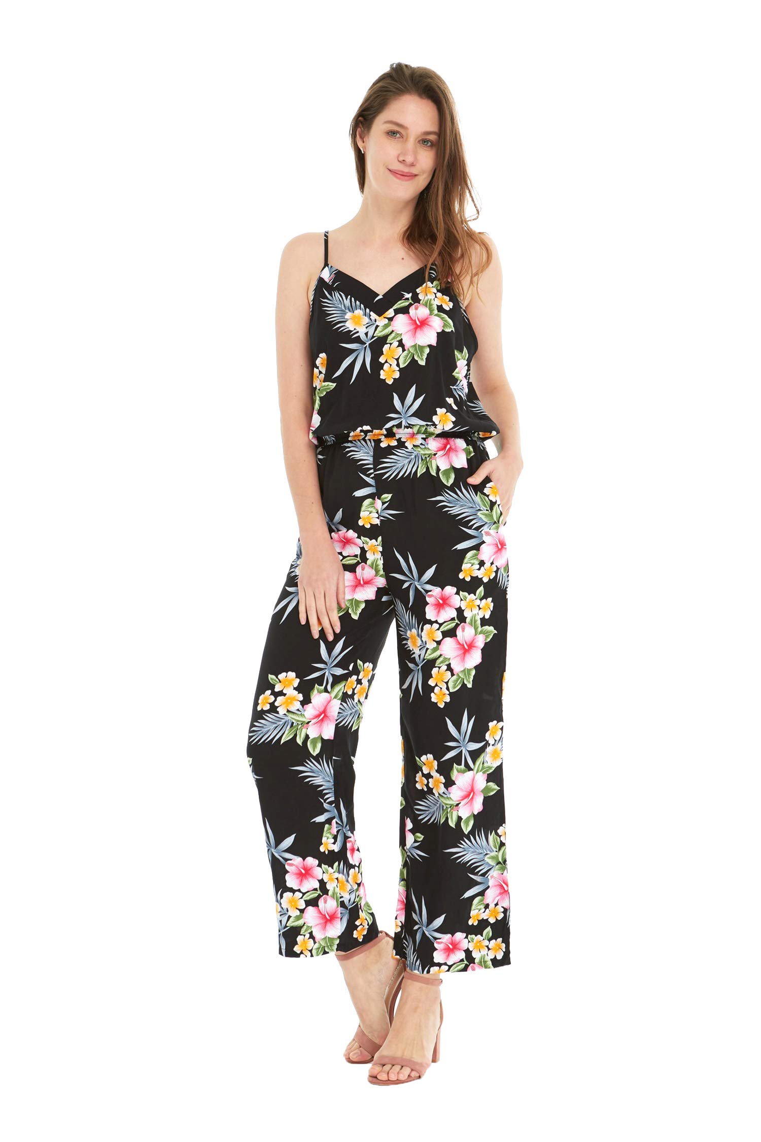 Hawaiian Luau Outfits for Family - Matching Hibiscus Print Shirts & Dresses for Men, Women, Boys & Girls | Beach Party, Summer Vacation, Tropical Theme Party