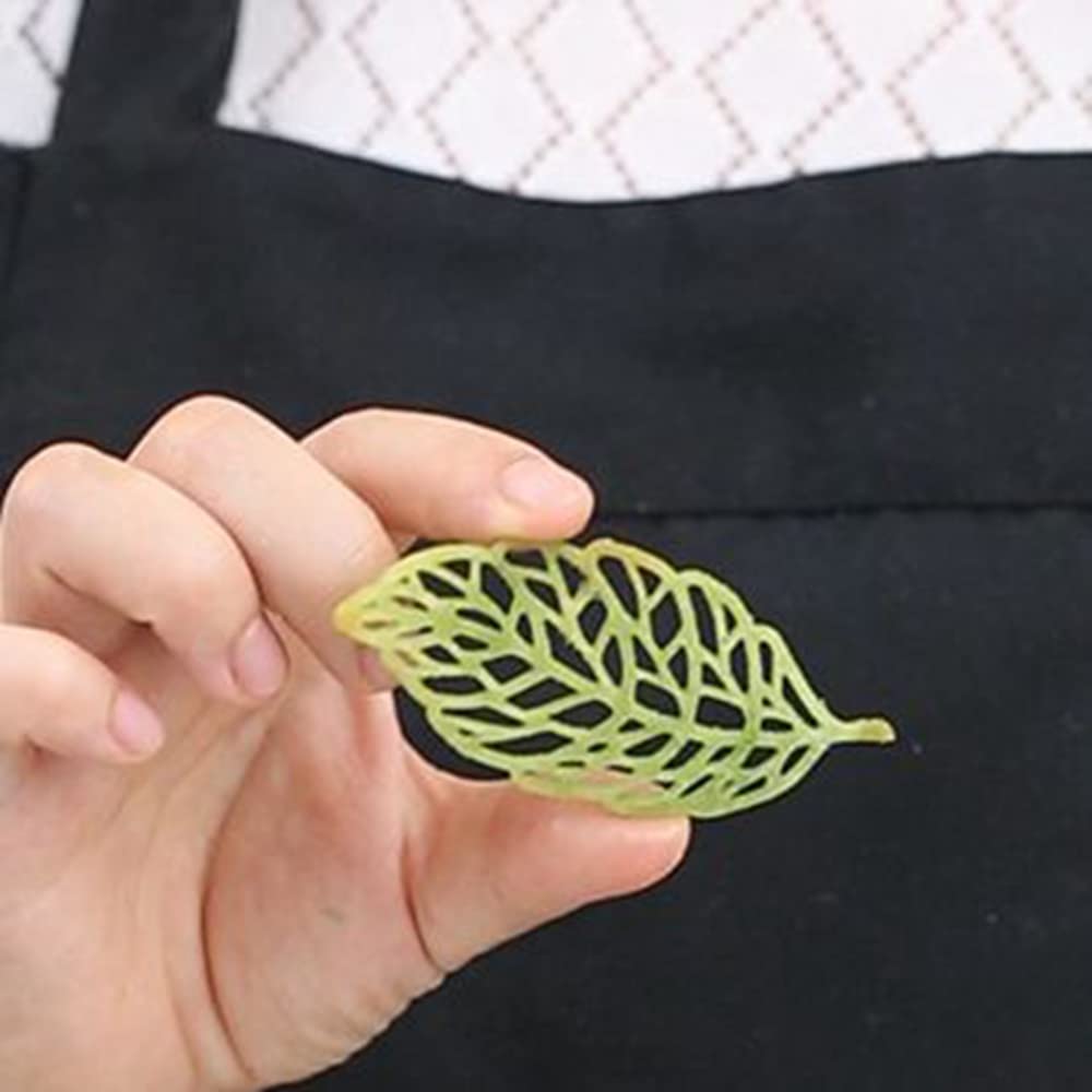 3D Hollow Leaf Silicone Mold for Chocolate Candy Making - Food Grade Fondant & Polymer Clay Molds - Perfect for Cake Decorations, DIY Desserts, and Holiday Baking Crafts