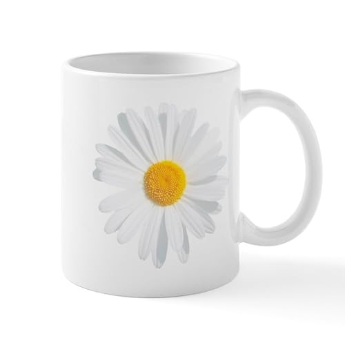 White - Fresh White Daisy Mugs