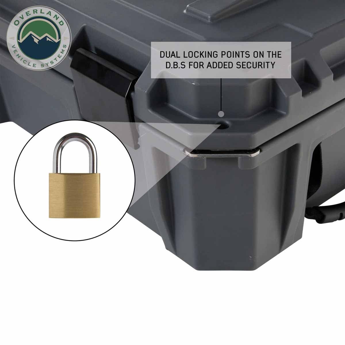 Overland Vehicle Systems 117 Quart Dry Storage Box - Waterproof Off-Road Storage Case for Camping, Overlanding & Outdoor Adventures | Durable Gear Organization Solution