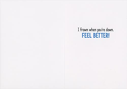 Avanti Press Frowning Beagle Funny Dog Get Well Card - Humorous Canine Greeting Card for Recovery Wishes, Cheer Up Gifts & Special Occasions