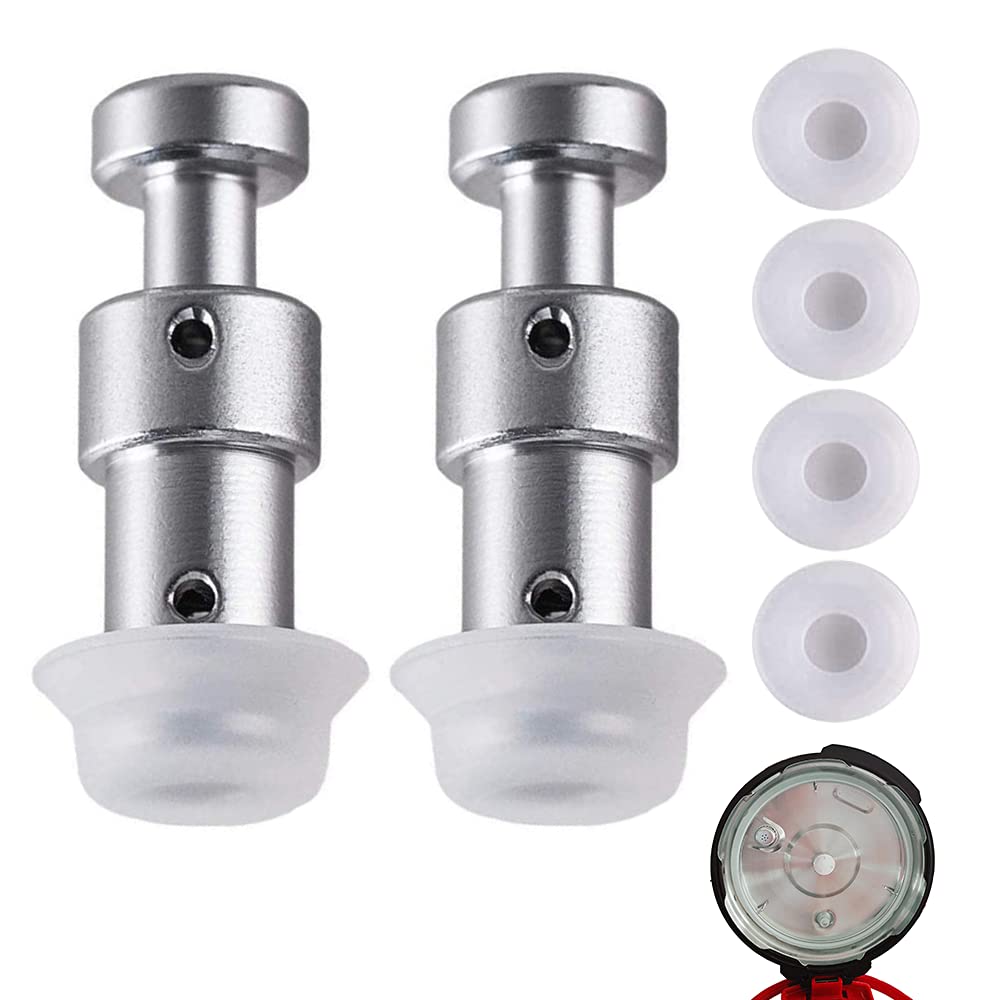 2-Pack Instant Pot Float Valve Replacement Parts - Compatible with Duo 3/5/6 Qt, Duo Plus 3/6 Qt, Ultra 3/6/8 Qt & Lux 3 Qt Models - Perfect for Quick Pressure Cooker Repairs at Home