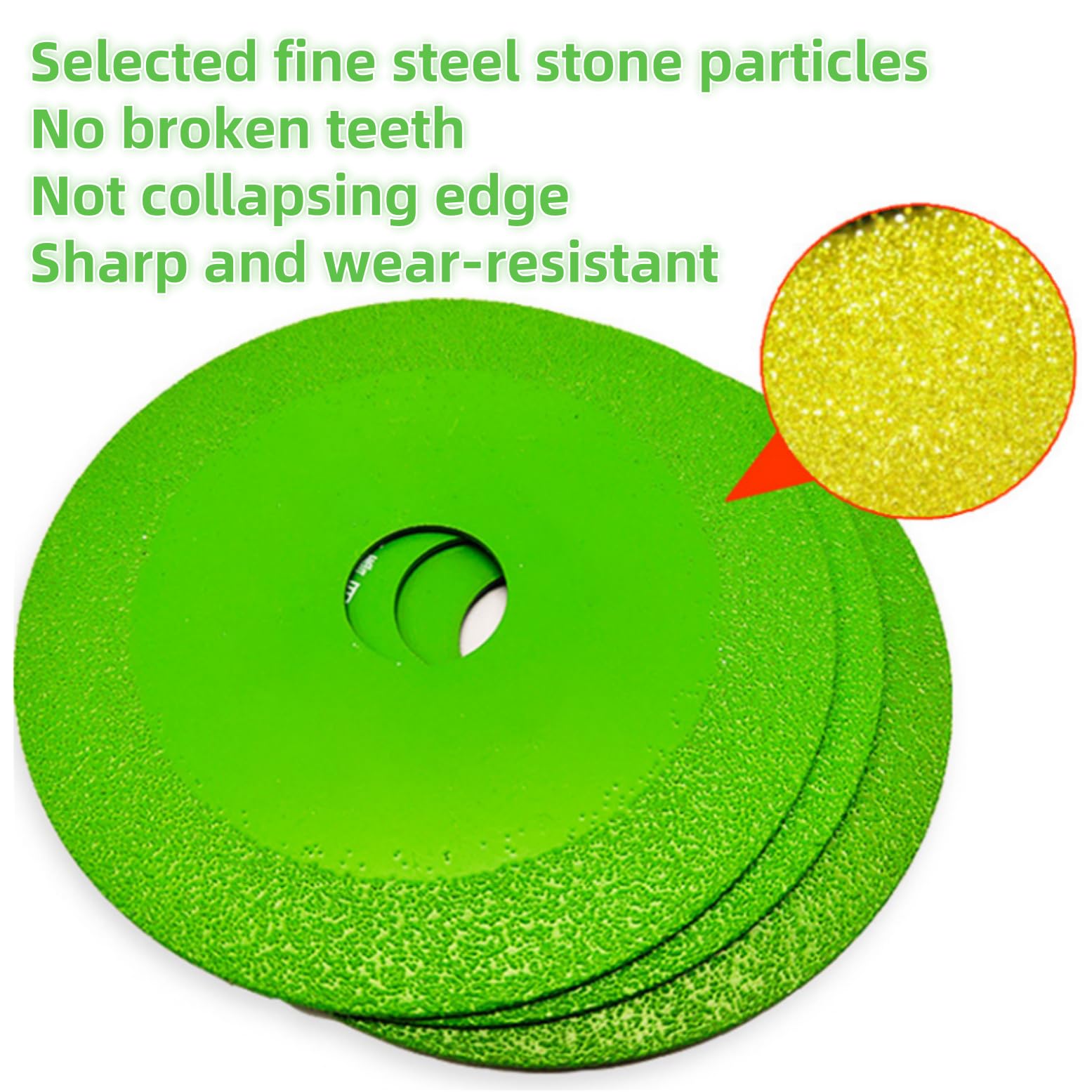 1mm Ultra-Thin Rock Slab Grinding Disc & Glass Cutting Plate for Angle Grinder - 2pcs Set - Perfect for Stone, Tile, and Glass Cutting Projects