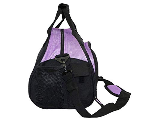 WENDYWU Girls & Women Ballet Dance Duffel Bag - Gym Sports Travel Shoulder Crossbody Carry On Bag for Dance Class, Workout & Travel