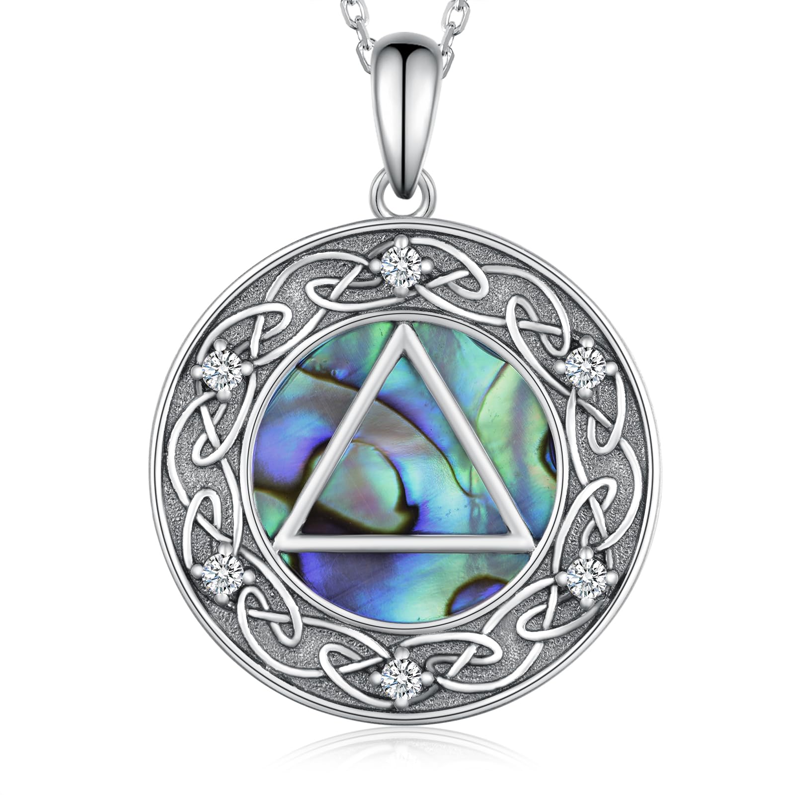 925 Sterling Silver Sobriety Jewelry for Women - Alcoholics Anonymous & Narcotics Anonymous Gifts - Perfect for Recovery Milestones & AA/NA Anniversary Celebrations