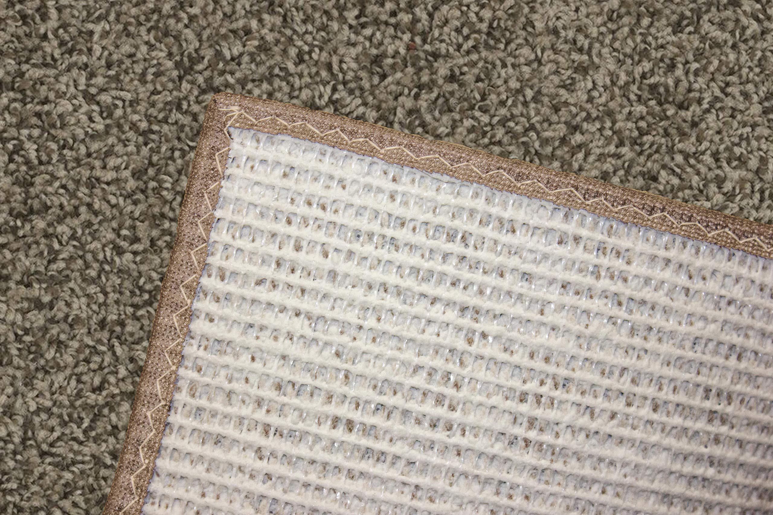 Speckled Agate Soft & Cozy Solution-Dyed Polyester Area Rug 10'x10' - Non-Slip Living Room Carpet for Bedroom, Nursery & Home Decor