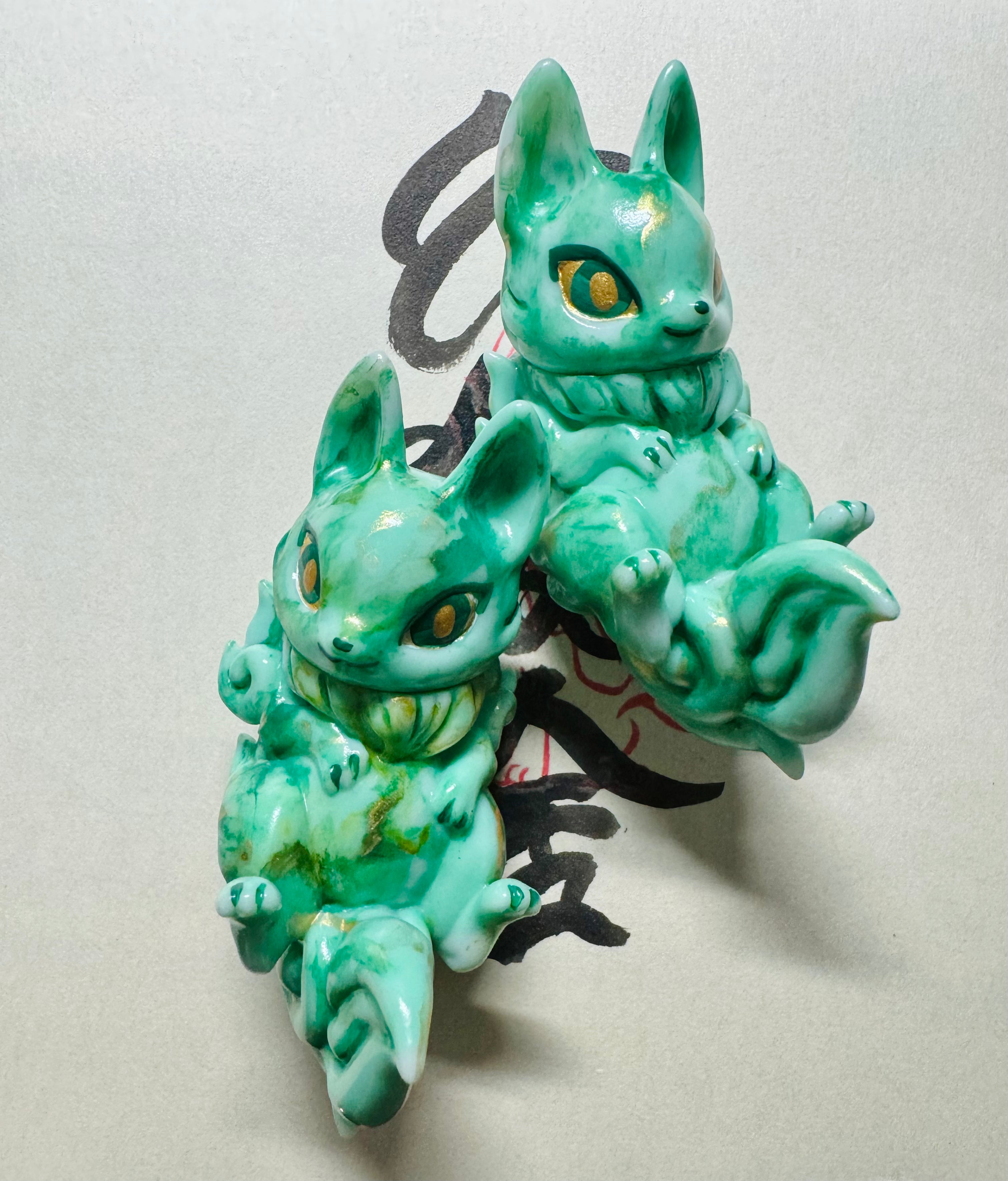 Phantom Fox Turquoise Necklace by Genkosha – Elegant Handmade Jewelry for Women, Perfect for Gifts & Special Occasions