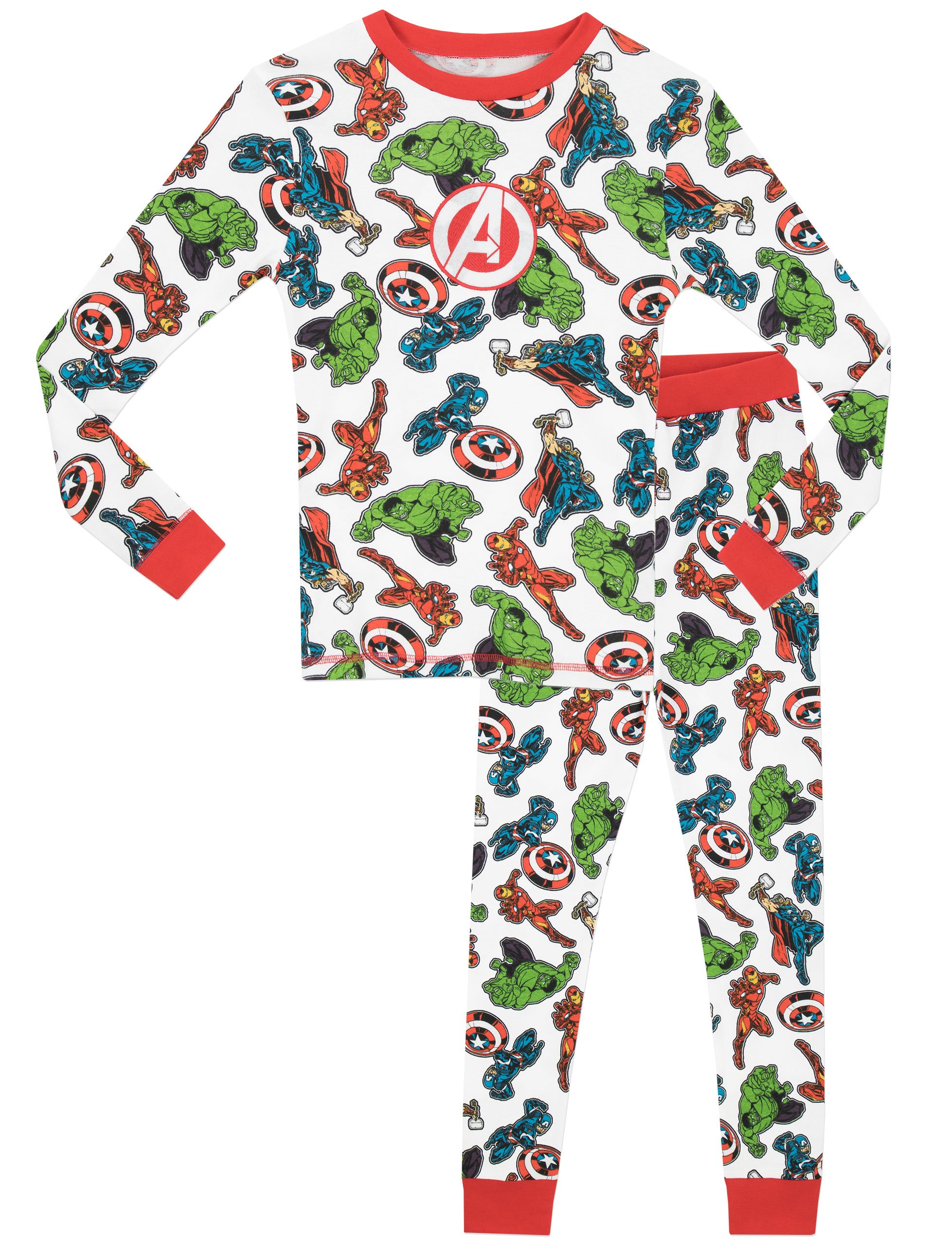 Marvel Avengers Boys' Pajama Set - Superhero Sleepwear for Kids - Perfect for Bedtime, Sleepovers & Cosplay