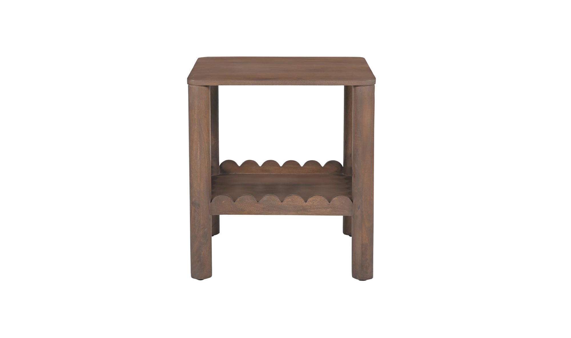 Modern Wiley Side Table - Small End Table with Storage Shelf for Living Room, Bedroom, or Office - Perfect for Holding Lamps, Books, and Decor