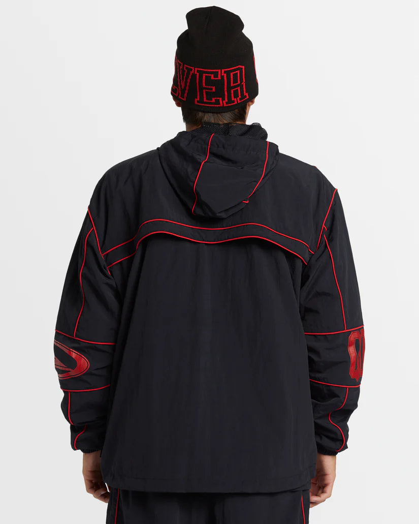 Quiksilver Griff Track Anorak Jacket - Waterproof & Windproof Outdoor Hooded Coat for Men - Perfect for Hiking, Camping & Winter Sports