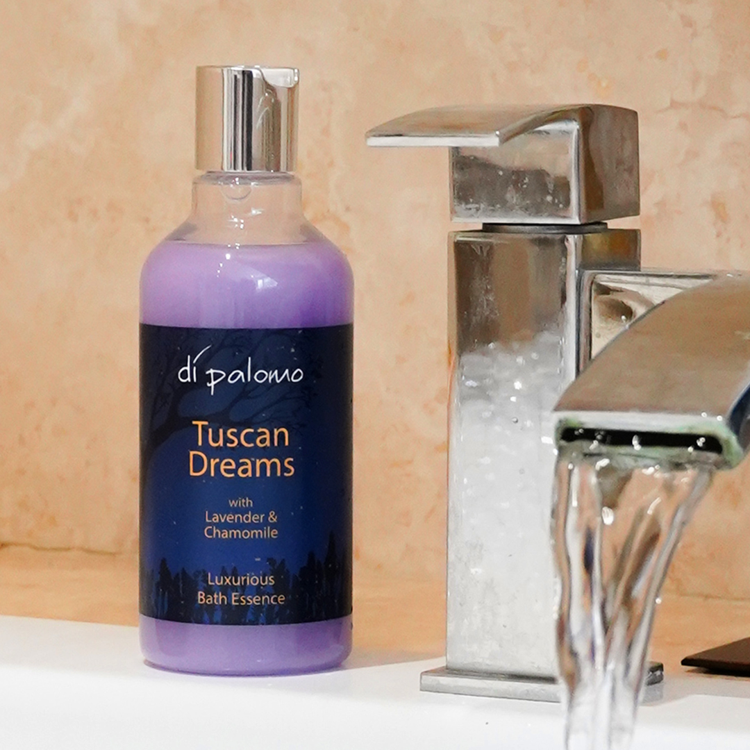 Di Palomo Tuscan Dreams Bath Essence 300ml - Luxury Aromatherapy Bath Oil for Relaxation & Stress Relief - Perfect for Spa Nights & Self-Care Rituals