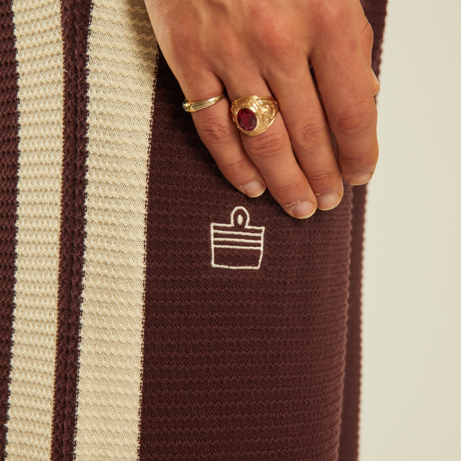 Almost Home x Admiral Knit Bottoms - Coventry Brown Comfort Pants for Women | Cozy Lounge Wear & Casual Outfits | Perfect for Home Relaxation & Everyday Wear