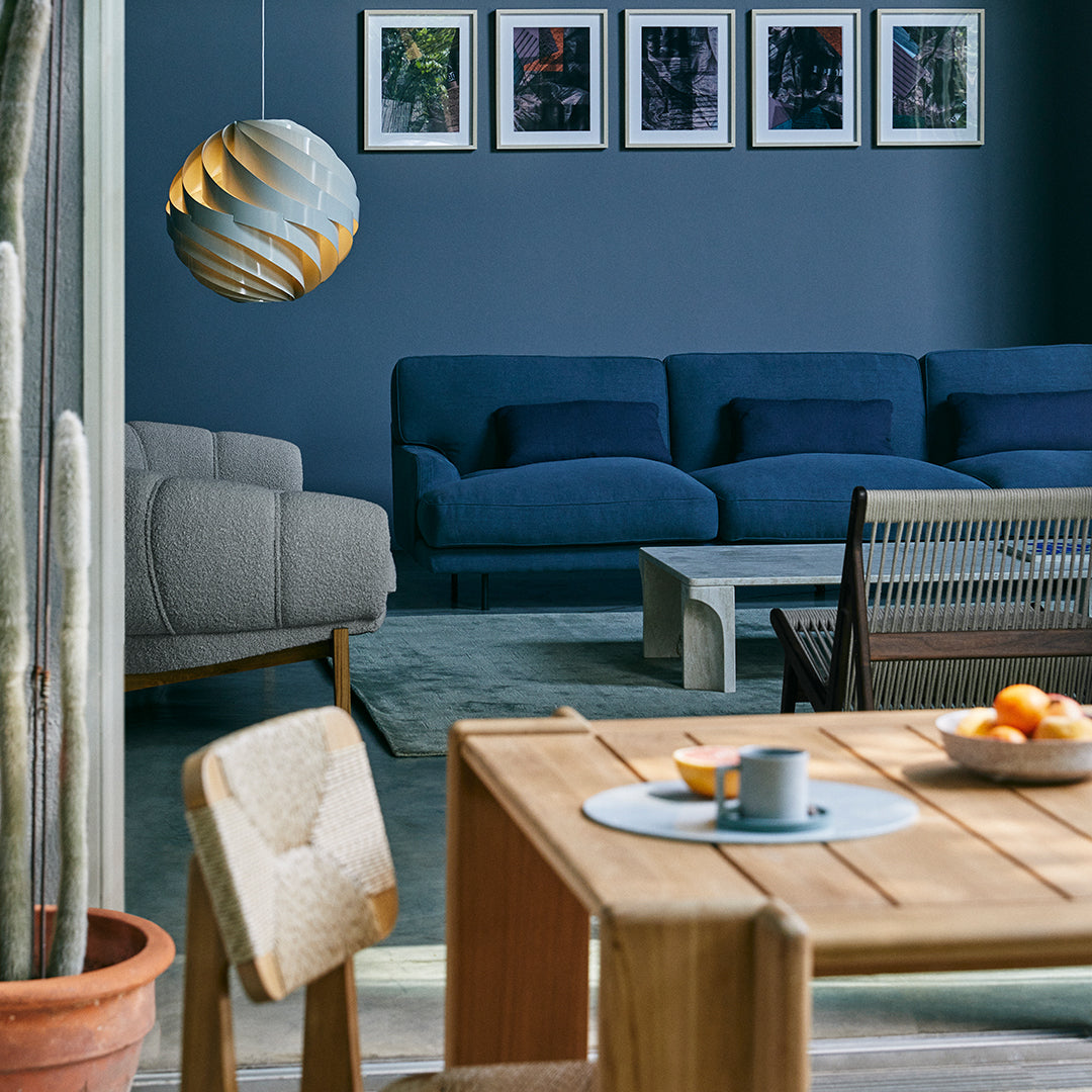Modern Doric Coffee Table - Solid Wood Living Room Furniture for Home Decor | Perfect for Small Spaces, Apartments & Cozy Gatherings