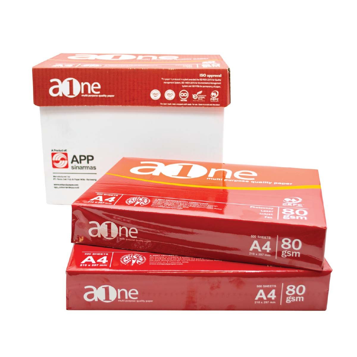 Premium A4 Copy Paper - 80gsm White Printer Paper for Office, School & Home Use - 500 Sheets per Ream, High-Quality Printing & Copying