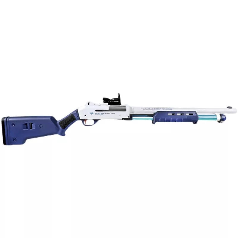 BLG M870 Shell Ejection Manual Action Foam Blaster Toy Gun - Realistic Pump Action Nerf Style Outdoor Battle Game for Kids & Adults - Perfect for Backyard Wars, Team Battles and Target Shooting Practice
