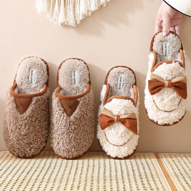Cozy Fuzzy Warm Indoor Slippers for Women & Men - Soft Plush House Shoes with Non-Slip Sole for Home, Lounge, and Winter Comfort