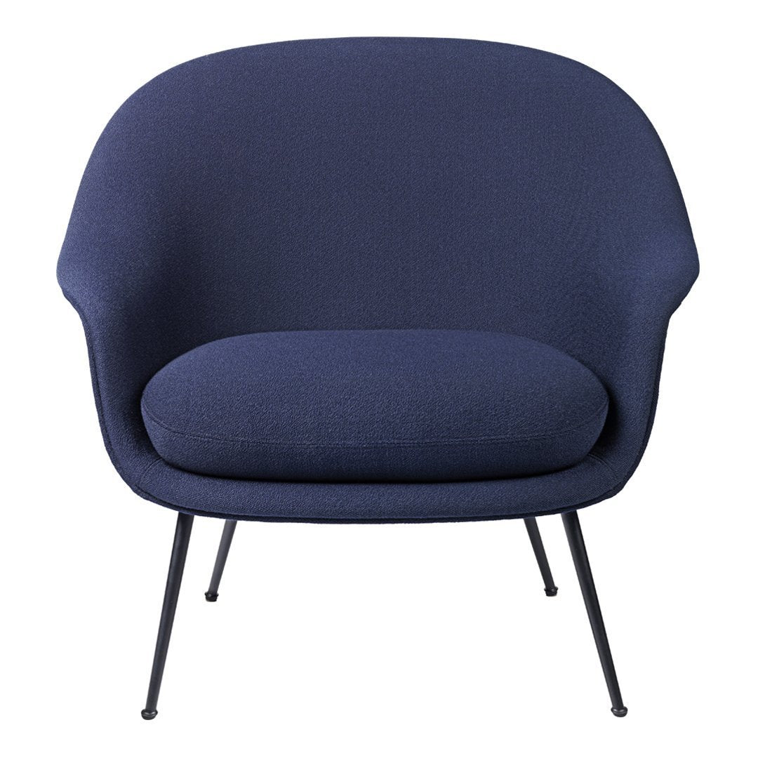Bat Lounge Chair - Low Back Design with Conic Base for Modern Living Room, Patio, or Office Relaxation