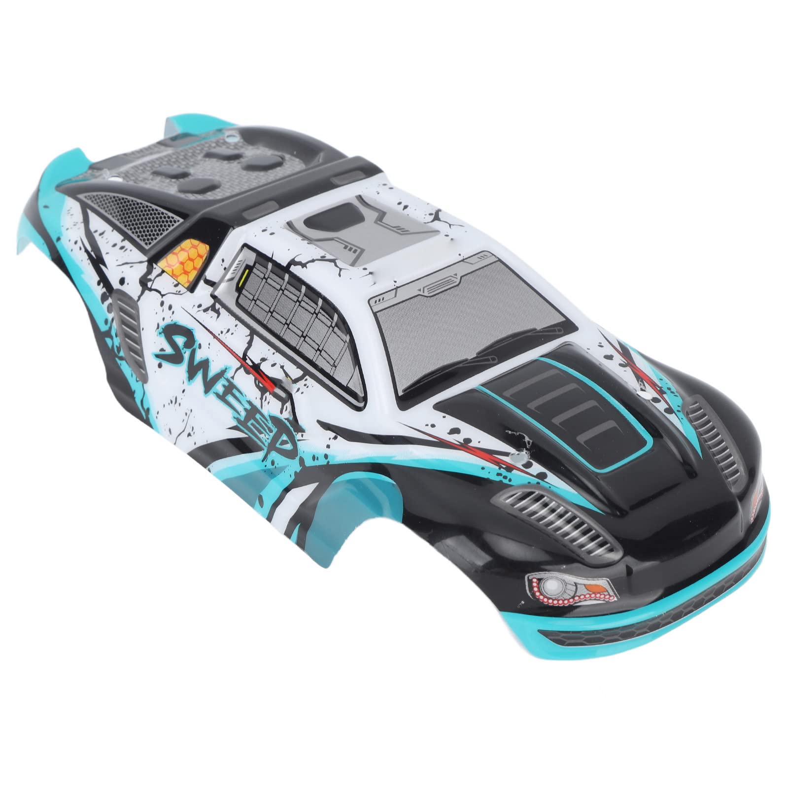 1/16 Scale Remote Control Car Body Shell - Realistic Spare Parts with Decals for RC Vehicles | Perfect for Replacement, Customization & Off-Road Racing