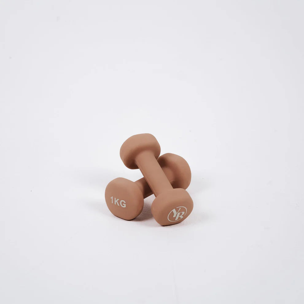 Pilates Dumbbell Hand Weights Set of 2 - Lightweight Fitness Equipment for Home Workouts, Strength Training & Toning - Perfect for Pilates, Yoga & Aerobic Exercises