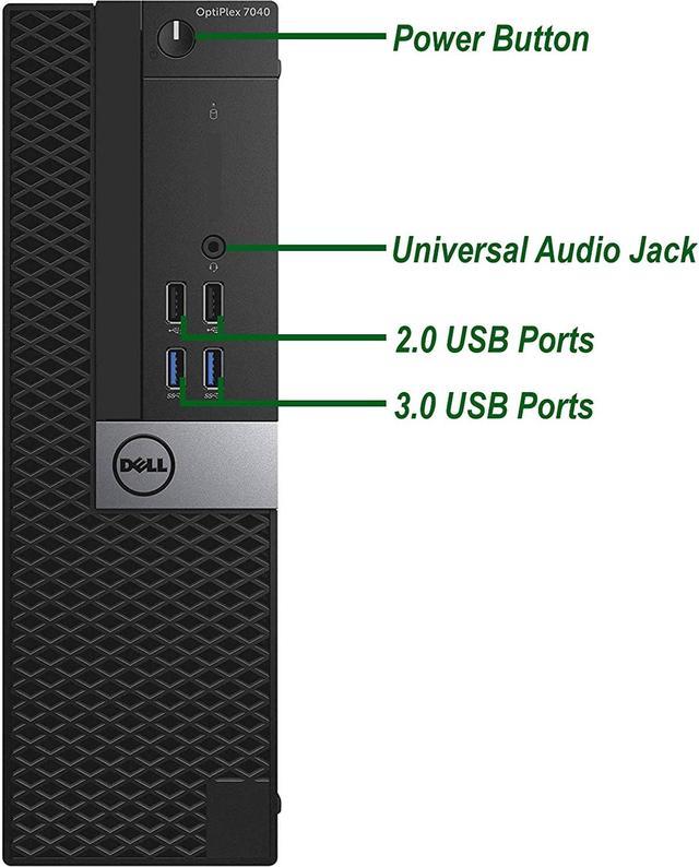 Refurbished Dell OptiPlex 3050 SFF Desktop PC - Intel Core i7-7100 7th Gen 3.9GHz, 8GB DDR4 RAM, 180GB M.2 SSD, Windows 10 Pro | WiFi, Keyboard & Mouse Included | Home Office & Business Use | 1-Year Warranty