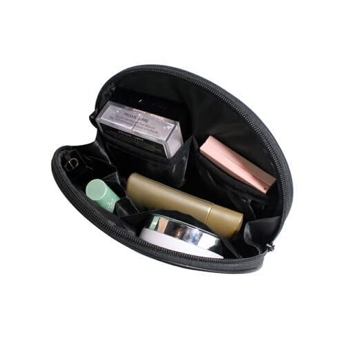 Women's Skull Moon Cosmetic Bag - Travel Makeup Organizer for Purse