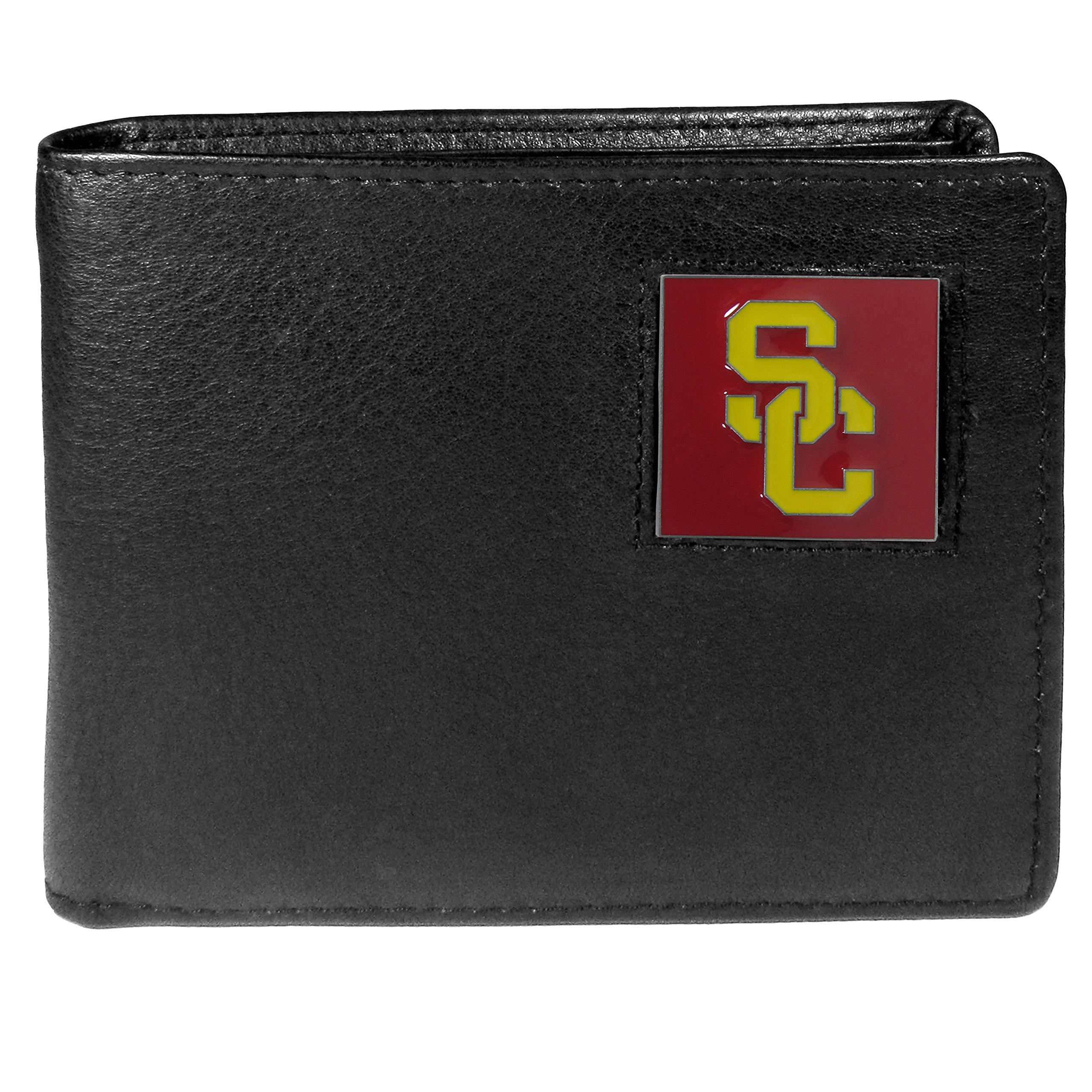 Siskiyou Sports NCAA Genuine Leather Bi-fold Wallet for Men - Stylish & Durable College Sports Fan Gift for Everyday Use