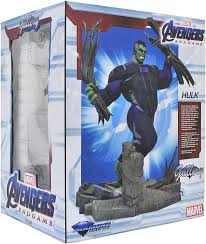 Avengers Endgame Hulk PVC Gallery Figure - Collectible Marvel Superhero Statue for Display & Decor | Perfect for Movie Fans, Gift Ideas & Home Office Decoration