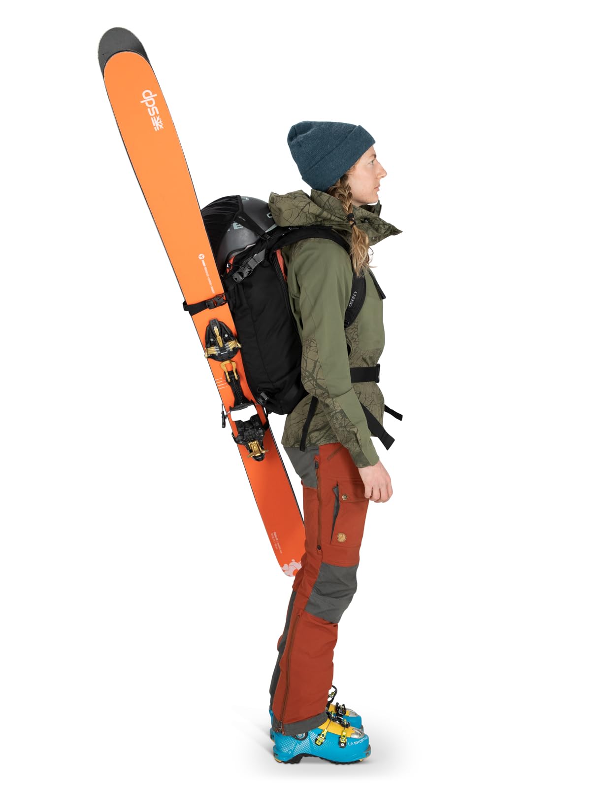Osprey Sopris 20L Ski and Snowboard Backpack - Waterproof Hiking Daypack for Men & Women, Emberglow Orange - Perfect for Skiing, Snowboarding & Outdoor Adventures