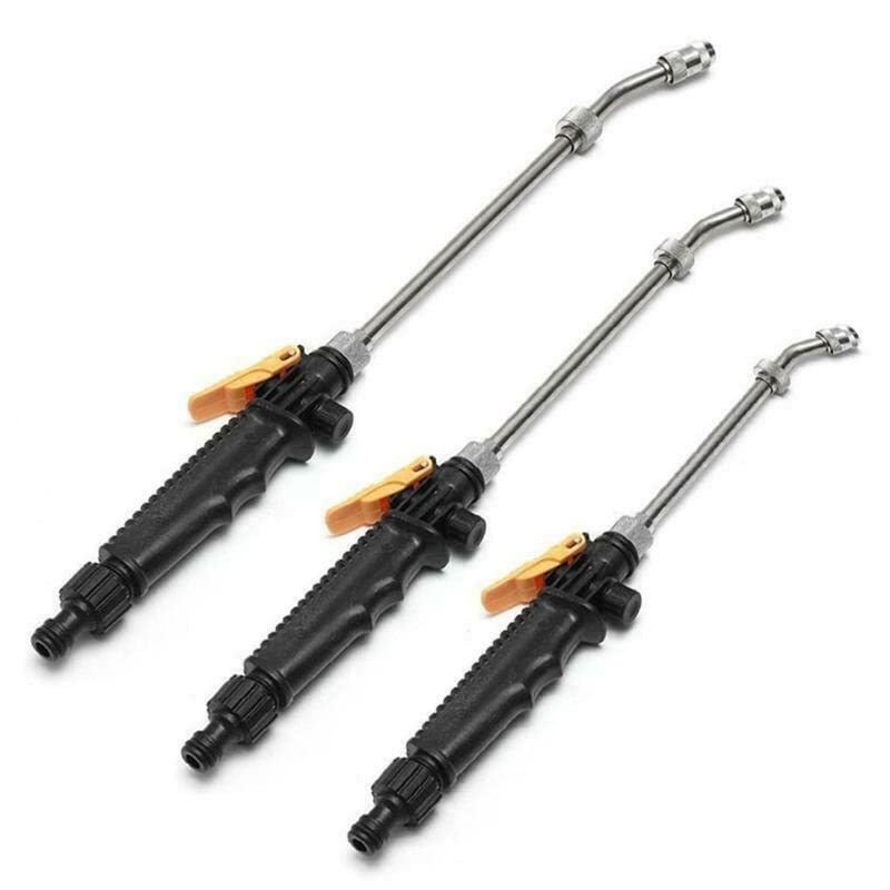 **LOMEZO Stainless Steel High Pressure Power Washer – 2-in-1 Water Gun & Hose Nozzle for Car, Garden, and Outdoor Cleaning | Heavy-Duty Cleaning Tool for Driveways, Patios, and Vehicles**