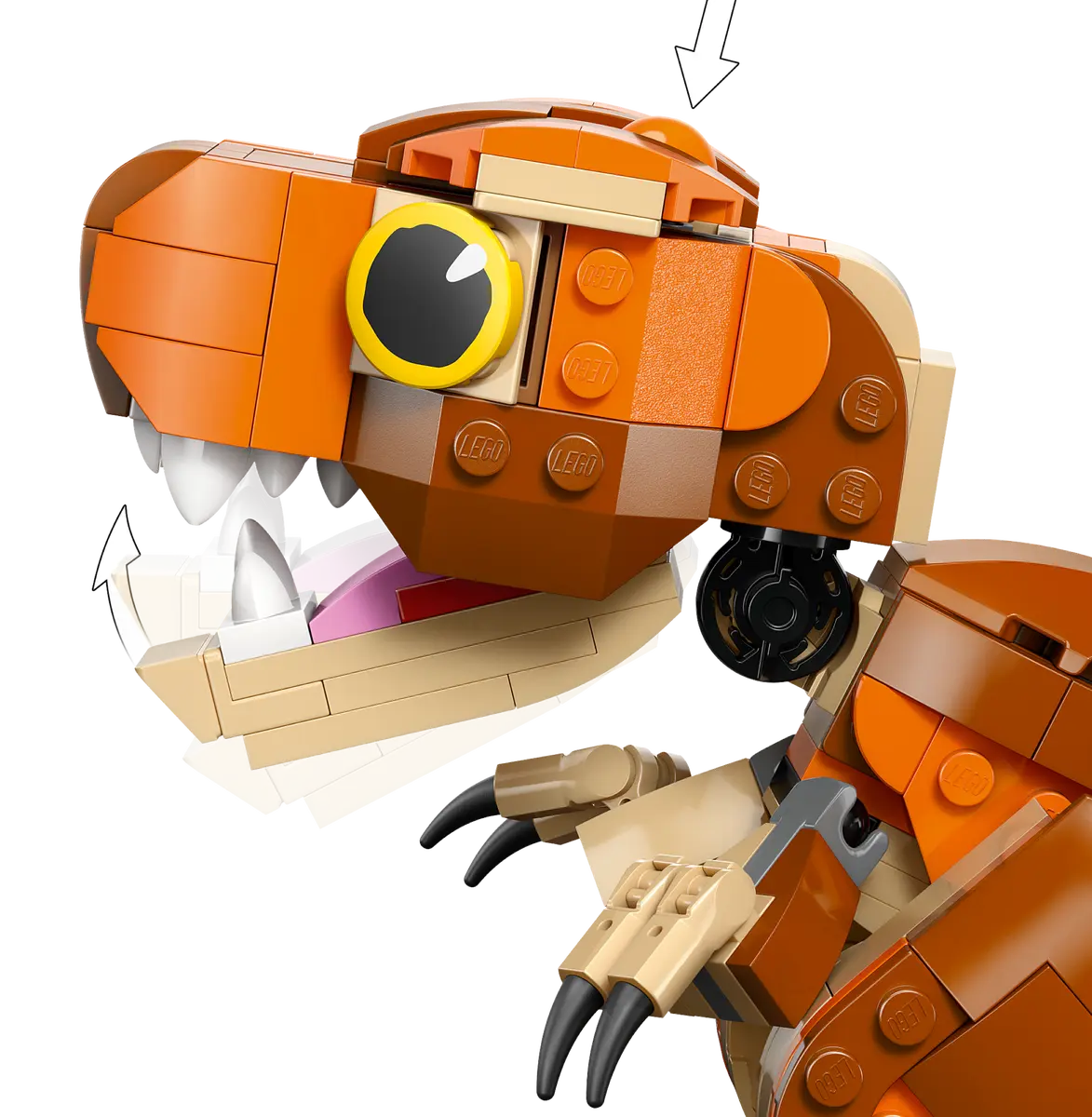 LEGO Jurassic World Little Eatie: T. rex Dinosaur Building Set – Creative Toy for Kids & Collectors – Perfect for Playtime, Gifts & Display Scenes