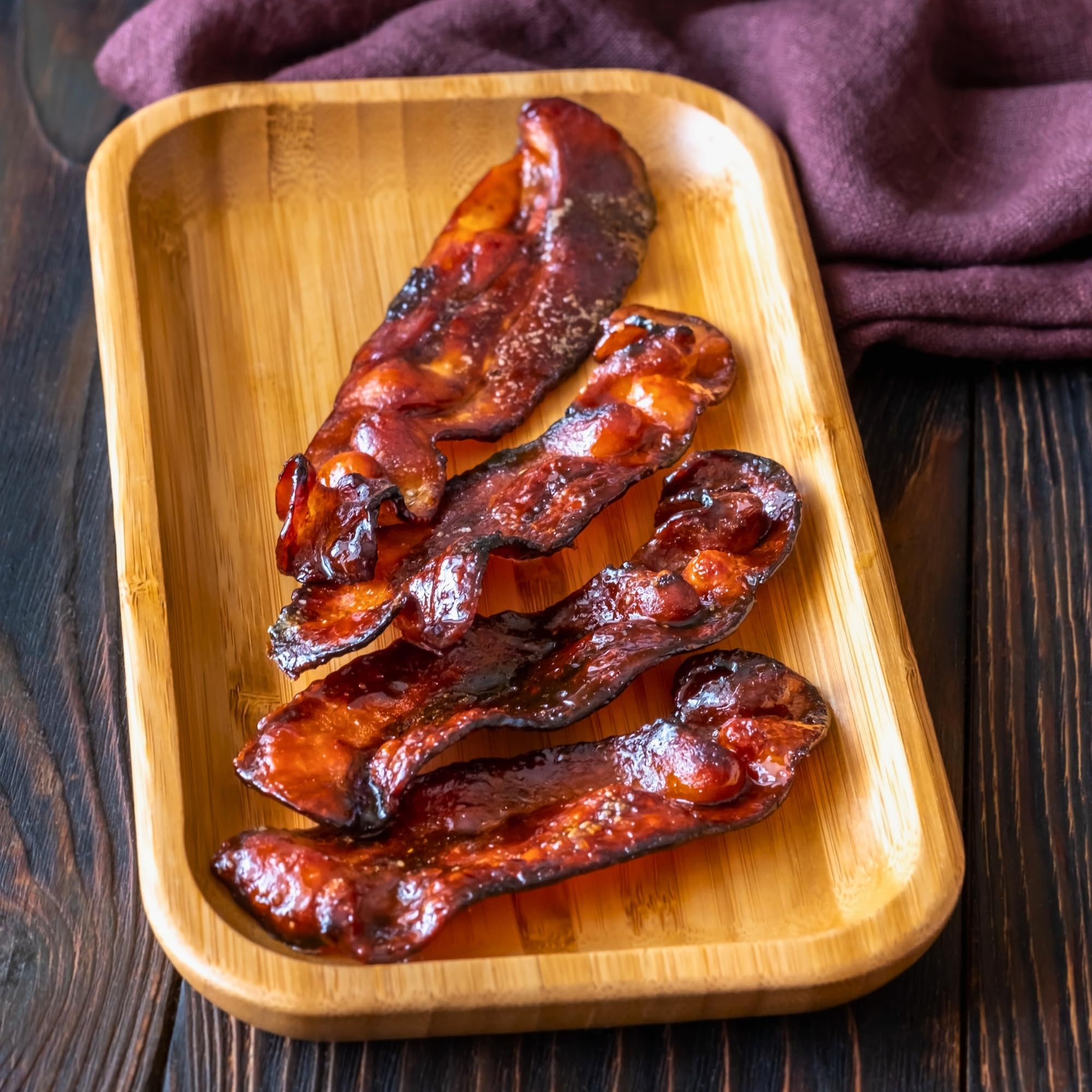 Premium Wild Boar Bacon - 1lb Sliced (Pack of 10) | All-Natural, High-Protein Gourmet Meat | Perfect for Keto, Paleo Diets & Gourmet Cooking | Breakfast, Charcuterie Boards & Camping Meals