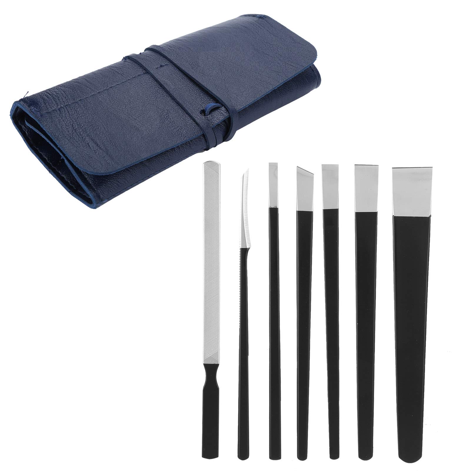 7-Piece Portable Pedicure Knife Set for Ingrown Toenails - Home & Travel Pedicure Tools for Professional Nail Care & Beauty Maintenance