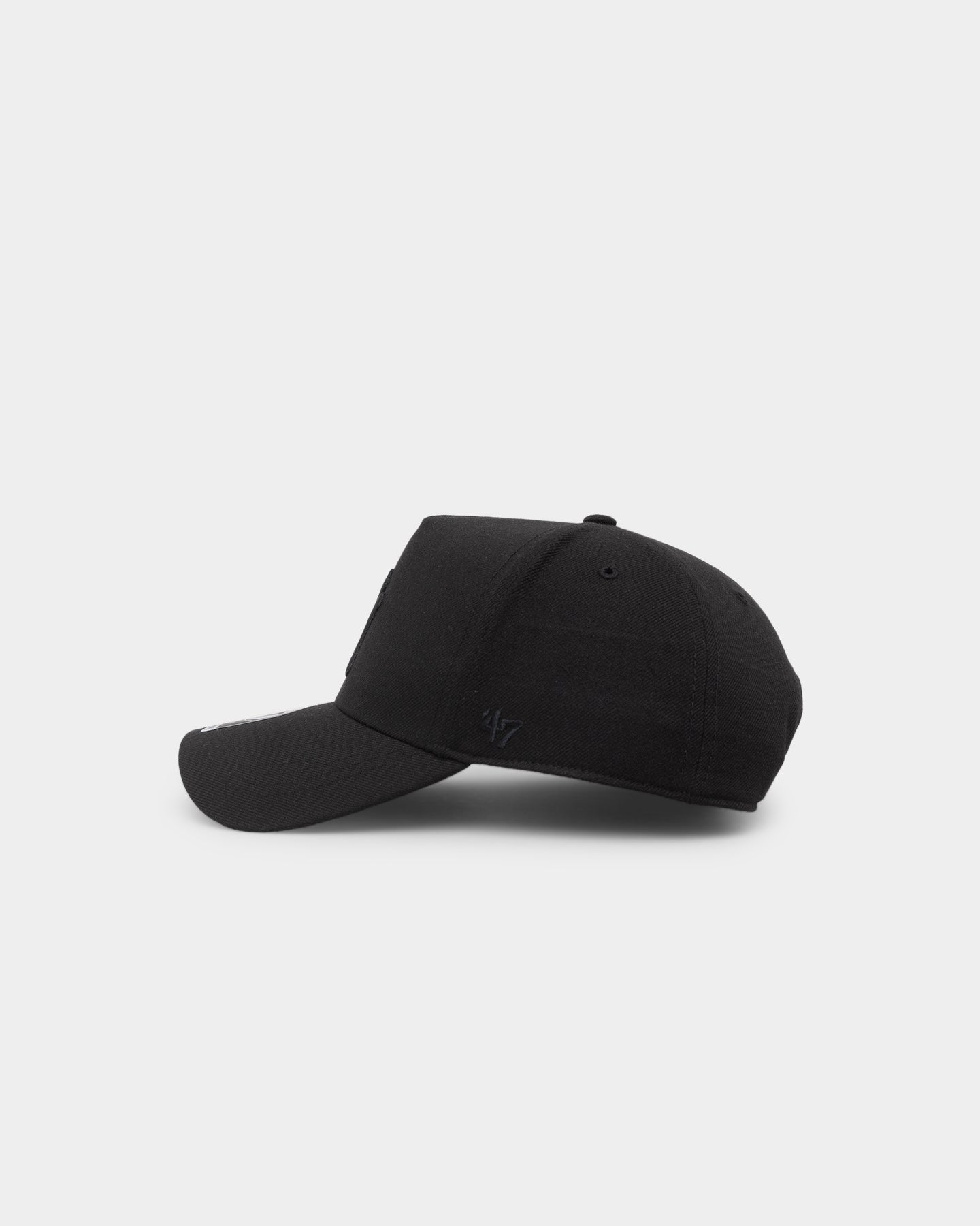 New York Yankees MVP 47 Brand Snapback Hat - Black/Black Adjustable Baseball Cap for Men & Women - Perfect for Games, Fan Gear, and Streetwear Fashion